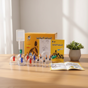 Ensemble de 12 <span class=keywords><strong>ventouses</strong></span> traditionnelles de médecine chinoise, dispositif de <span class=keywords><strong>ventouses</strong></span> sous vide, tête électromagnétique pour soulager les douleurs corporelles, CE - Product Image 2