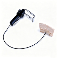 Pont de violon en métal érable CV-16 avec micro piézo à clipser, installation facile, pour violon 4/4 à 4 cordes uniquement (vente en gros)