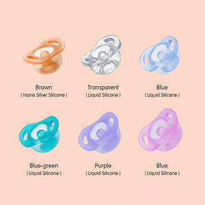 Factory Wholesale Baby Products Automatic Rebound Infant Food Grade <strong>Pacifier</strong> Clip Supplier Soft Baby Silicone Nano <strong>Pacifier</strong> - Product Image 5