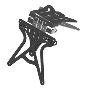 Soporte Universal para Placa de Matrícula Aero-X, Negro, Accesorios para Motocicleta - Product Image 2