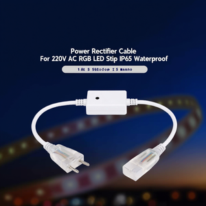 Cavo raddrizzatore di tensione per striscia LED RGB 220V AC IP65 impermeabile - Product Image 3