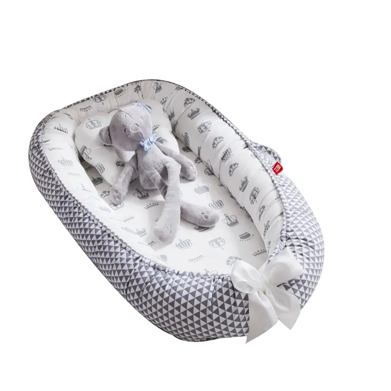 Детское гнездо, 100% хлопок, детское гнездо, лежак для младенцев, Bassinet, Snuggle