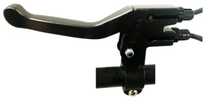 ZEDA-pieza de Bicicleta Motorizada de 2 tiempos de alto rendimiento, doble manija de <span class=keywords><strong>embrague</strong></span>, color negro - Product Image 4