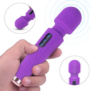 Masajeador de mano de silicona para cuello y hombros, Varita AV impermeable con 7 vibración, S-HANDE, venta al por mayor - Product Image 1