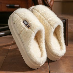 Chaussons chauds pour femmes, épaisses semelles antidérapantes, chaussons chauds pour couples, chaussons en <span class=keywords><strong>laine</strong></span> d'hiver pour hommes - Product Image 3