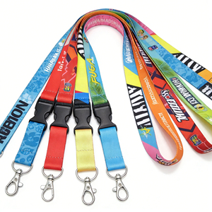 Badge pour <span class=keywords><strong>téléphone</strong></span> portable en Polyester, 5 pièces, <span class=keywords><strong>lanière</strong></span> pour porte-clé avec Logo personnalisé, vente en gros - Product Image 1