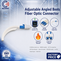 Connecteur Fibre Optique Kexint Haute Performance SC LC FC ST SM MM avec Angle de Pliage Réglable et Cache de Protection pour Équipement Réseau