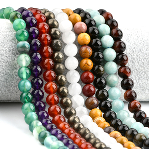 AAAAA หินธรรมชาติ5A สีแดงโกเมนลูกปัดรอบหลวมลูกปัดหินธรรมชาติสำหรับ DIY สร้อยข้อมือเครื่องประดับทำ - Product Image 2