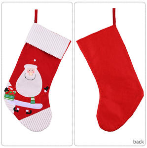 Bas de lin d'<span class=keywords><strong>hiver</strong></span> personnalisés HB-375 grande <span class=keywords><strong>chaussette</strong></span> de Noël en feutre - Product Image 3