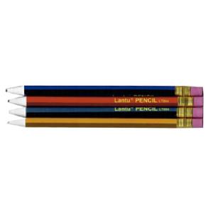 Crayon mécanique coloré avec gomme intégrée, type stylo, pour l'école et le bureau - Product Image 1