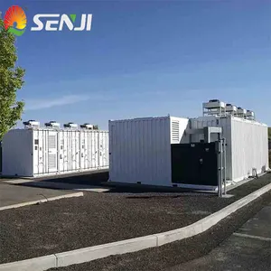 10 feet konteyner 1mWh 2551010mwh güç endüstriyel enerji depolama sistemi LiFePO4 lityum pil hava soğutma