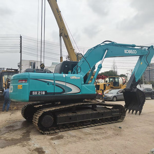 Excavadora Kobelco SK210 de 21 toneladas con cazo de excavación de 1.05m³ de capacidad, excavadora de cadenas Kobelco SK200 usada - Product Image 4