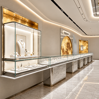 Conception d'intérieur de bijouterie de luxe sur mesure et solution complète de construction de magasin