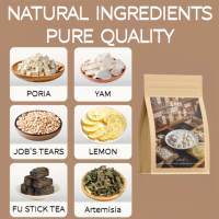 Bebida Herbal China 100% Natural para Eliminar la Humedad y el Mal Aliento, Té de Poria y Ñame