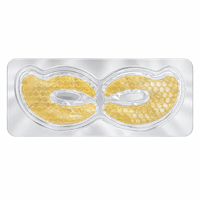 Masque Contour des Yeux Hydrogel Papillon OEM Marque Privée 24K Or Caviar Algues Marines Anti-Rides