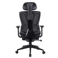 Chaise de bureau de luxe JR RACING, siège entièrement en mesh, design moderne, mécanisme ergonomique, soutien lombaire, hauteur réglable, confort pour une utilisation prolongée