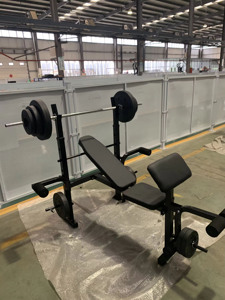 Banco de Pesas Ajustable de Metal YX para Ejercicio Corporal, Equipo de <span class=keywords><strong>Gimnasio</strong></span> <span class=keywords><strong>Multifuncional</strong></span> para el Hogar, Pesas Inclinadas - Product Image 2