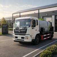 Camion de collecte des déchets alimentaires en acier inoxydable Dongfeng 14CBM, prix d'usine, véhicule professionnel pour l'élimination des déchets de cuisine