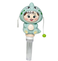 Bâton à bulles bébé hochets dessin animé vague tambour jouets Musical Shaker visage changeant jouets éducatifs hochet tambour bulle baguette