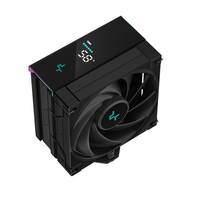 DeepCool AK620 Digital CPU Cooler 6 Heat Pipe Copper Aluminum Ball Bearing 120mm 28dBA Computer Case Compatible 2011 V3 AM4 AM5