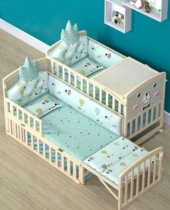 All'ingrosso disponibile in magazzino set di biancheria da letto per bambini bianchi cribwholesale <span class=keywords><strong>culla</strong></span> a grandezza naturale - Product Image 2