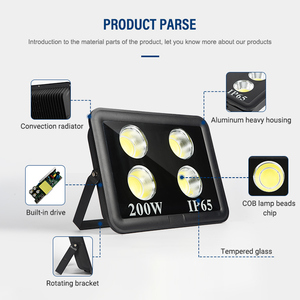 Proiettore a <span class=keywords><strong>Led</strong></span> Ip65 impermeabile per esterni 50w 100w 150w 200w 300w 400w 500w 600w 800w Cob <span class=keywords><strong>Led</strong></span> Flood Light - Product Image 3