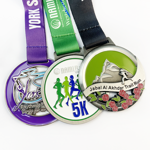 Medaglie Personalizzate in Metallo Oro e Argento per Danza, Ginnastica Artistica, Premio per Regali - Product Image 1