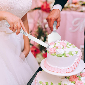 Ensemble de 4 pièces pour mariage : Verres à champagne, couteau à gâteau, spatule, ustensiles de pâtisserie avec boîte cadeau pour mariage de luxe, flûte à <span class=keywords><strong>vin</strong></span> - Product Image 4