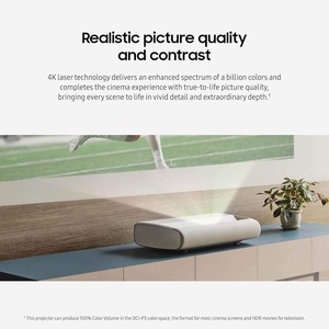 <span class=keywords><strong>Proyector</strong></span> Láser <span class=keywords><strong>Samsung</strong></span> <span class=keywords><strong>TV</strong></span> 4K con 2500 Lúmenes de Alcance Ultracorto para Cine en Casa Inmersivo, <span class=keywords><strong>Proyector</strong></span> Android WiFi 3840x2160 - Product Image 4