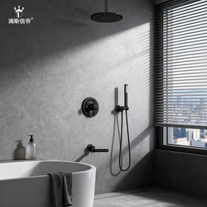 Multi-Functional Stainless Steel Rain Shower Head with <b>Mirror</b> Concealed Ceiling Bathroom Set Household Sanitary Ware Suite - Product Image 3