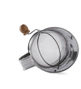 רוטרי יד Crank קמח מכונת נפוי נירוסטה 3 כוס קמח מכונת נפוי רשת בסדר מסננת אפיית כלים - Product Image 5