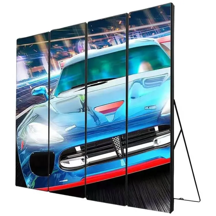 P2 P2.5 P3 Flooring Standing Led Display Wifi 4G Digital Outdoor Indoor Movable LED Poster