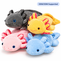 Peluche Salamandre Tachetée Personnalisée, Jouet en Peluche Lézard Réaliste, Poupée Courte en Peluche Coton PP pour Cadeau Enfant et Décoration