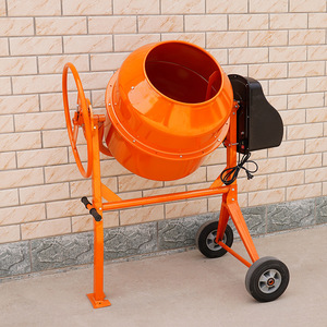 Venta directa de fábrica Mini hormigonera eléctrica portátil 160L carretilla mezcladora de mortero - Product Image 3