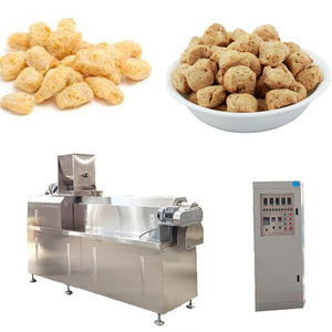 Ligne de production extrudeuse entièrement automatique pour l'isolation de protéines de soja texturées, machine de fabrication de nuggets et morceaux de soja - Product Image 2