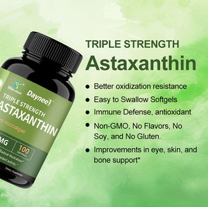 Winsn Town Triple Strength Astaxanthine Oil Softgel Capsules pour Skin Glow Produit de beauté avec extrait de microalgues 100 Capsules - Product Image 6