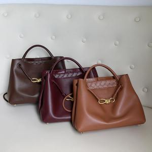Bolso de mano de diseño para mujer, bolso de cuero genuino - Product Image 2