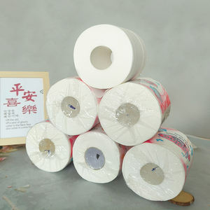 מדגם חינם 3 רובדי גליל נייר טואלט רגיל מתפוררים רקמות אמבטיה חזקה 160g/רול עשוי חומר באיכות גבוהה - Product Image 3