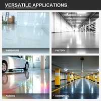 Peinture époxy pour sols, écologique, durable, résistante à l'usure, antidérapante, pour garage, usine, atelier, entrepôt, béton