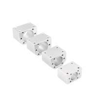 Boîtier d'écrou de vis à billes usiné sur mesure par CNC, bloc de montage en aluminium OEM