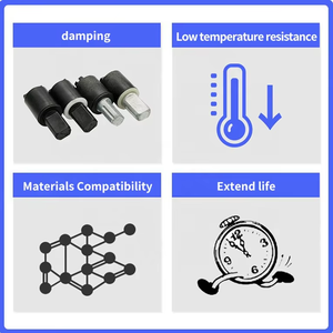 Graisse amortissante imperméable à l'eau et à réduction de bruit pour charnières et outils, stabilité à long terme - Product Image 3