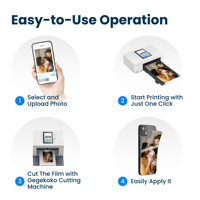 7-in-1 Mini DIY Sticker Snijplotter + lintprinter + schermfolie snijmachine