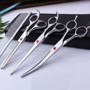 Trasporto di goccia forbici per animali domestici pettine per toelettatura per cani strumento per tagliare i capelli in acciaio inossidabile per animali domestici - Product Image 5