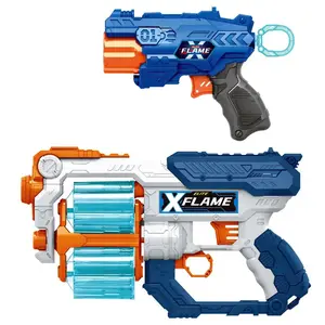 Pistola de juguete de espuma para exteriores para niños, repuesto de dardos, pistola de tiro suave, 6 uds.