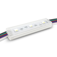 Module d'injection LED de haute qualité DC12V RGBW Module d'objectif LED RGBW 0.72W pour Module de signe extérieur IP68 LED RGB