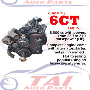เครื่องยนต์ดีเซลญี่ปุ่นแท้ 8.3 ลิตร 6CT มือสอง ครบชุด สำหรับคัมมินส์ - Product Image 5