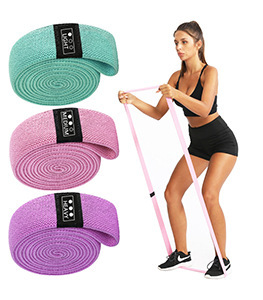 Ensemble de bandes de résistance, 5 bandes d'exercice en latex, 5 niveaux de résistance, respectueuses de la peau, logo personnalisé, entraînement de force à domicile - Product Image 5