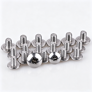 Tornillo de máquina de cabeza alomada con ranura cruzada GB818 de acero inoxidable, zincado, grado 4.8, M3-M8, directo de fábrica - Product Image 1