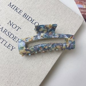 กิ๊บหนีบผมขนาดใหญ่11.5ซม. ตกแต่งผมสไตล์ฝรั่งเศสแบบกำหนดเองสำหรับสาวๆในงานเลี้ยงประจำวัน - Product Image 2