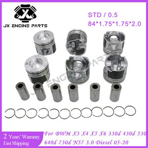 Juego de Anillos de Pistón para Motor N57 para <span class=keywords><strong>BMW</strong></span> 3.0 Diésel 325d 330d <span class=keywords><strong>335d</strong></span> 430d 530d 535d 640d 730d 740d X3 X4 X5 X6 3.0L 3.0T N57D30 - Product Image 2